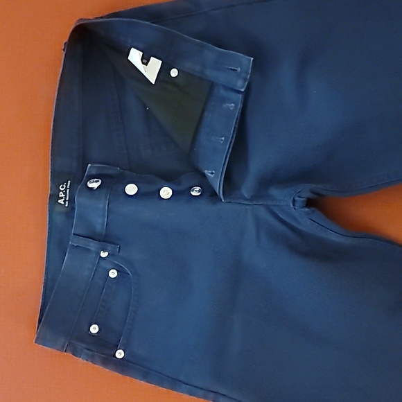 NWOT APC OVERDIED INDIGO FIVE POCKET JEAN CUT SLIM FIT 30 WAIST - Picture 3 of 5